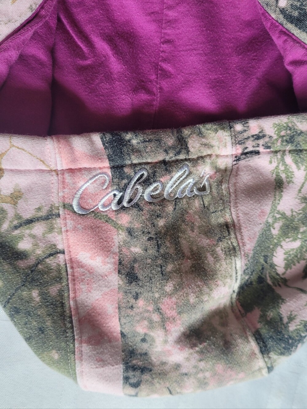 Cabela's Pink Camo Zip-Up Hoodie Jacket - Picture 2 of 6